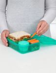 Sistema 41690 Lebensmittelaufbewahrungsbehälter Rechteckig Container 1,65 l Gemischte Farben 3 Stück(e)