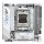 GIGABYTE X870I AORUS PRO ICE Mainboard - Unterstützt AMD Ryzen 9000er-Serie CPUs, 8+2+1 Phasen VRM, bis zu 8400 MHz DDR5 (OC), 1xPCIe 5.0 M.2 + 1xPCIe 4.0 M.2, WI-FI 7, 2,5 GbE LAN, USB 4
