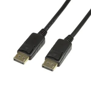 LogiLink CV0074 DisplayPort-Kabel 5 m Schwarz