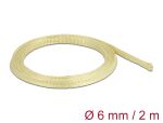 DELOCK Geflechtschlauch aus Aramid Fasern 2 m x 6 mm