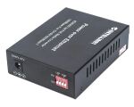 Intellinet Gigabit PoE+ Medienkonverter, 1000Base-T RJ45-Port auf 1000Base-LX (SC) Singlemode, 20 km, PoE+ Injektor