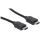 Manhattan High Speed HDMI-Kabel mit Ethernet-Kanal, HEC, ARC, 3D, 4K@30Hz, HDMI-Stecker auf HDMI-Stecker, geschirmt, schwarz, 2 m