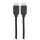 Manhattan High Speed HDMI-Kabel mit Ethernet-Kanal, HEC, ARC, 3D, 4K@30Hz, HDMI-Stecker auf HDMI-Stecker, geschirmt, schwarz, 2 m