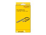 DeLOCK 4 Port Slim USB Hub mit USB Type-C™ oder USB Typ-A zu 3 x USB 5 Gbps USB Type-C™ + 1 x USB 5 Gbps Typ-A