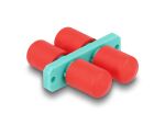 DELOCK LWL Kupplung ST Duplex Buchse zu ST Duplex Bu aqua