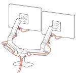 Ergotron LX Series 45-245-224 Flachbildschirm-Tischhalterung 68,6 cm (27") Tisch/Bank Schwarz
