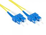 Alcasa LW-9005SC InfiniBand/Glasfaserkabel 0,5 m 2x SC Gelb
