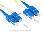 Alcasa LW-9005SC InfiniBand/Glasfaserkabel 0,5 m 2x SC Gelb