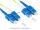 Alcasa LW-9005SC InfiniBand/Glasfaserkabel 0,5 m 2x SC Gelb