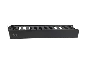 Equip 19" Rack Mount Kabelmanagement-Panel, Schwarz