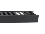 Equip 19" Rack Mount Kabelmanagement-Panel, Schwarz