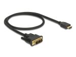 DeLOCK 85581 Videokabel-Adapter 0,5 m HDMI Typ A (Standard) DVI-D Schwarz