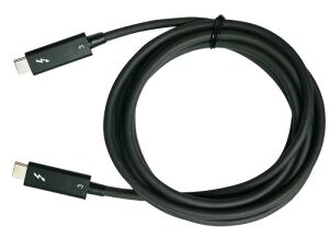 QNAP CAB-TBT315M-40G Thunderbolt-Kabel 1,5 m 40 Gbit/s Schwarz