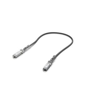 Ubiquiti UACC-DAC-SFP10-0.5M InfiniBand/Glasfaserkabel 0,5 m SFP+ Schwarz