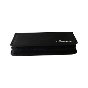 MediaRange BOX51 CD-Hülle Geldbörsenhülle 48 Disks Schwarz