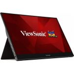 Viewsonic TD1655 Computerbildschirm 39,6 cm (15.6") 1920 x 1080 Pixel Full HD LED Touchscreen Multi-Nutzer Schwarz, Silber