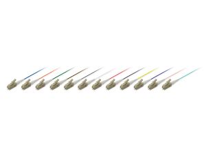 Equip LC/PC-Glasfaser-Pigtail 12-farbiger Satz, OM2, 2.0m