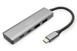Digitus USB-C Hub, 4-Port , 2x USB A + 2x USB-C