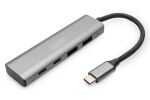 Digitus USB-C Hub, 4-Port , 2x USB A + 2x USB-C
