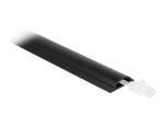 DeLOCK Kabelkanal selbstklebend 70 x 20 mm - Länge 1 m schwarz