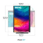 BenQ PD2770U Computerbildschirm 68,6 cm (27") 3840 x 2160 Pixel 4K Ultra HD LCD Schwarz
