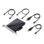 ASUS ThunderboltEX 4 Schnittstellenkarte/Adapter Eingebaut Mini DisplayPort, PCIe, Thunderbolt, USB 2.0, USB 3.2 Gen 2 (3.1 Gen 2)