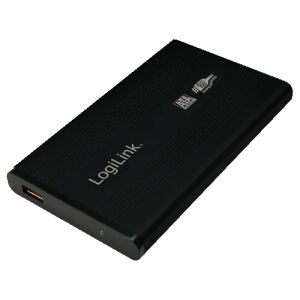 LogiLink UA0106 Speicherlaufwerksgehäuse Schwarz 2.5" USB