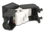 DELOCK Keystone RJ45 Cat6a Buchse 8P/8C schwarz ungeschirmt