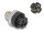 DeLOCK M12 Steckverbinder A-kodiert 3 Pin Stecker zur Montage mit Schraubanschluss