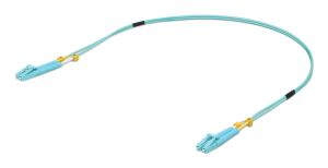 Ubiquiti UACC-OFC-MM-0.5M InfiniBand/Glasfaserkabel 0,5 m LC LC/LC Aqua-Farbe
