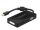DeLOCK Mini DisplayPort 1.2 Adapter zu VGA / HDMI / DVI / Audio Buchse 4K Passiv schwarz