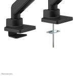 Neomounts DS70PLUS-450BL1 Monitorarm 17-49" - Gasfeder - Topfix - 180°-Stopp