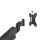 Neomounts DS70PLUS-450BL1 Monitorarm 17-49" - Gasfeder - Topfix - 180°-Stopp