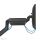 Neomounts DS70PLUS-450BL1 Monitorarm 17-49" - Gasfeder - Topfix - 180°-Stopp
