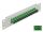 DELOCK 10" LWL Patchpanel 12 Port SC Simplex grün 1 HE grau