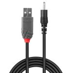 Lindy 70265 Stromkabel Schwarz 1,5 m USB A EIAJ-01 (2.5 mm, 0.7 mm)
