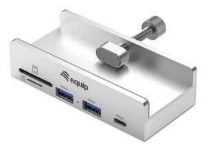 Equip 128968 Schnittstellen-Hub USB 3.2 Gen 1 (3.1 Gen 1) Type-A 5000 Mbit/s Aluminium