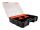 DeLOCK Sortimentsbox mit 21 Fächern 290 x 220 x 60 mm orange / schwarz