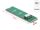 DELOCK M.2 Key M zu 1 x OCuLink SFF-8612 Konverter