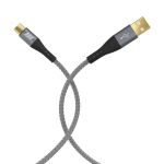 EFB Elektronik USB-AC-00002 USB Kabel USB 2.0 1 m USB A USB C 0,48 Gbit/s 60 W Schwarz, Grau