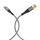 EFB Elektronik USB-AC-00002 USB Kabel USB 2.0 1 m USB A USB C 0,48 Gbit/s 60 W Schwarz, Grau