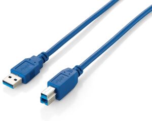 Equip USB 3.0 A aufB Kabel, M/M, 3.0m , Blue