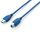 Equip USB 3.0 A aufB Kabel, M/M, 3.0m , Blue