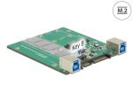 DELOCK SATA Konverter USB3.1/SATA 22Pin -> 67Pin M.2