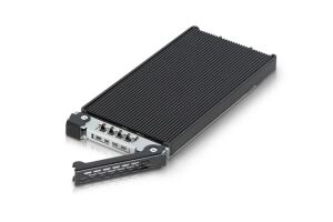 Icy Dock MB834TP-B Speicherlaufwerksgehäuse SSD-Gehäuse Aluminium, Schwarz 2.5"