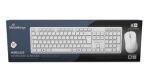MediaRange MROS278 Tastatur Maus enthalten Heimbüro USB QWERTZ Deutsch Weiß