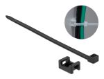 DELOCK Schraubhalter 23x16mm mit KBI L 150x B 7,2mm schwarz