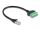 DeLOCK RJ45 Kabel Cat.6 Stecker zu Terminalblock Adapter 30 cm 2-teilig