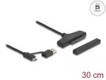 DELOCK USB zu SATA 6 Gb/s Konverter mit USB Type-C oder USB
