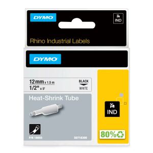 DYMO IND HeißSchrumpfschlauch- 12mm x1,5m